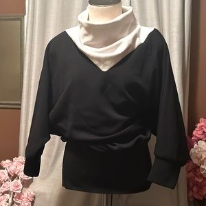 Black and white dress